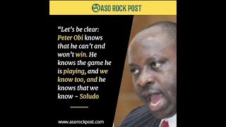 Why Peter Obi can’t win in 2023 – Soludo