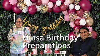 MINSA BIRTHDAY PREPARATIONS| #funny#goviral #mostviral#birthday #12rabiulawal#sisters#fatherdaughter