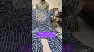 kurti with| sarara kurti pair| bhandhni kurti| like subscribe👍