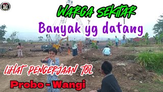 Tol Probowangi menjadi tontonan warga.. ||.. Tol probolinggo - Banyuwangi