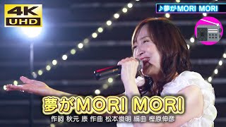 【4K UHD】森口博子 - 夢がMORI MORI（バラエティ番組「夢がMORI MORI」のテーマソング）