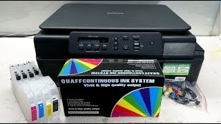 How to Install Brother CISS/Refillable Cartridges for J100 J105 J200 - LC535 LC539