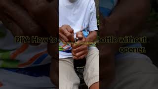 If you don't have any opener to open your bottle of beer, better watch this. #viralvideo #viral