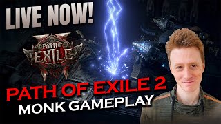 Monk Path of Exile 2 Gameplay - LIVE Review  what to play?