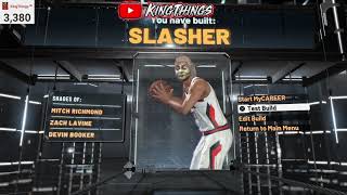 Catfish Slasher Build (shoots like a sharp) On NBA 2K22 Current Gen!