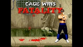 Mortal Kombat 2 Cage / Мортал Комбат 2 играю за джонни Кейджа