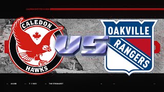 Playoff Game 1 - Oakville Rangers vs Caledon Hawks