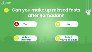 Ramadan Quiz for Muslim Kids | Fun Facts &  Challenges for Muslim Kids