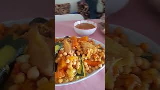 cuscús con su salsa #comida árabe #marruecos #viral #suscribete