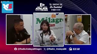 #LuisaEnMedios | Entrevista a la presidenta de RC5, Luisa González en Radio Atalaya de Milagro.