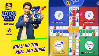 Zupee Ludo supreme gold | जूपी लूडो | Real money ludo gameplay 082