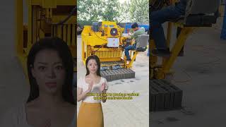 fully automatic mobile egg laying block making car to make hollow blocks