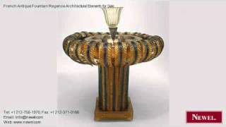 French Antique Fountain Regence Architectural Elements