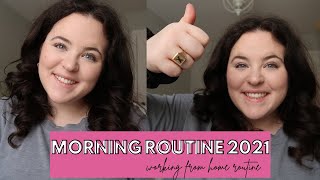 morning routine 2021| work from home | affirmations, getting ready LITERALLY LYDIA