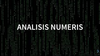 Persamaan Linear (bag. 1) | Pengantar Analisis Numeris, Gaussian dan Gauss-Jordan Elimination