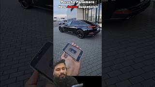 iphone controls active suspension of Porsche panamera #porsche #iphone #shortvideo #shorts #short