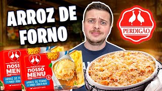 ARROZ DE FORNO PRONTO CONGELADO DA PERDIGÃO -VALE A PENA?