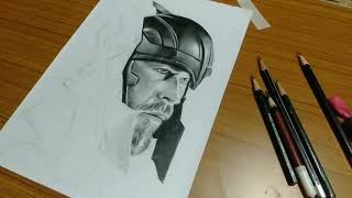 Drawing Thor | Thor drawing | how to draw thor with pencil | Rahul Art Academy | Avengers Thor