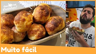 BOLINHO DE BATATA NA AIRFRYER | Cremoso e douradinho