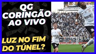 QG Coringao ao vivo, ufa, Corinthians vence e respira, será uma luz no final do túnel?