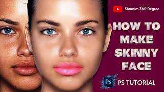 How To Make Skinny Face | Part- 1 Photoshop Tutorial.