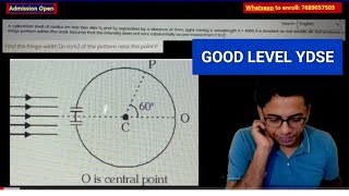 GOOD LEVEL WAVE OPTICS QUESTION BY RKH SIR