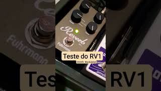 🔥🔥que pedal de REVERB!!!😱🔥👉 O QUE VC ACHA do RV1? Comenta aí!!!#guitarra #pedaldeguitarra #guitar