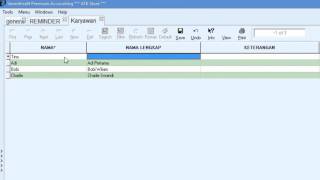 Tutorial Software Akuntansi Seventhsoft - Master Karyawan