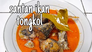 Resep santen ikan tongkol bumbu balado