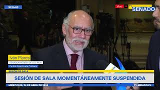 Senador Iván Flores por TV Senado acerca de  ley corta de isapres: "La derecha sólo busca dilatar."