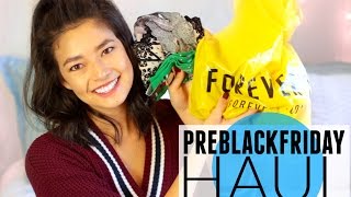 PRE BLACKFRIDAY HAUL | FREE PEOPLE + FOREVER21