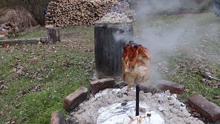 Happy Thanksgiving From 50 Acres & a Cabin - Trash Can Turkey