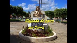 Viajando de carro em Carira - Sergipe