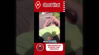 Pria ini Istrhat ditempat yang tidak semestinya #vidioviral #funny #ngakak