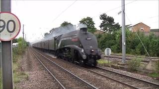 Class A4 Pacific Union of South Africa passing Flitwick 23/09/17