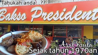 Ternyata Begini asal usul Bakso President || Bakso viral, Malang jawa timur