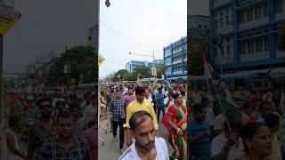 TMC Martyrs' Day rally on 21 July #kolkata #rally #politics #tmc #westbengal #short #youtubeshort