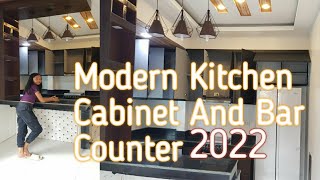 Modern Kitchen cabinet and Bar counter  2022 @yhoukyztv8495