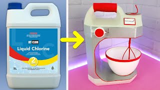 How to make a Toy Mixer🏃💃 What to do with a gallon of chlorine💡 easy and economical craft