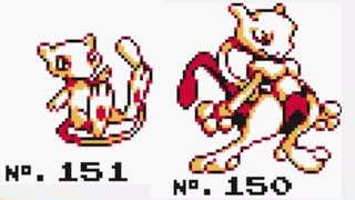 Mew mewtwo evolution end Ending ミュウー ミュウツー Evolucion amarillo Pokemon yellow gbc Games  pocket monst