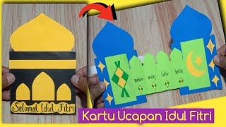 Cara membuat kartu ucapan idul Fitri