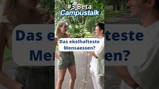 Campustalk Beta | Das ekelhafteste Mensaessen #student #strassenumfrage #interviews