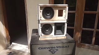 CERWIN VEGA!! 18 inch 1 × 6 inch 2 Single Tweter