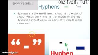 Dashes and Hypens