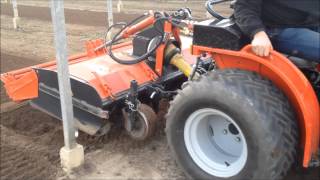 Carraro 5500 kniktractor met JNC 170 freesbak, rol, extra brede banden en perfecte gewichtsverdeling