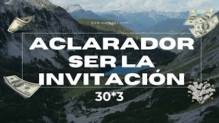 Aclarador Ser la invitación