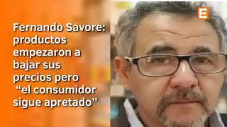 Fernando Savore sobre si hubo o no una recuperación del consumo