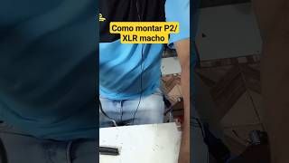 Como montar cabo P2 para P10 mono. Se escrevam no meu canal para mais dicas