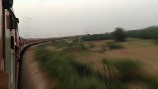 GHAZIPUR  EXPRESS NEGOTIATE The HUGE CURVE After BAYANA JN