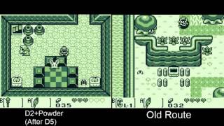 Link's Awakening: D2 Last Route Comparison